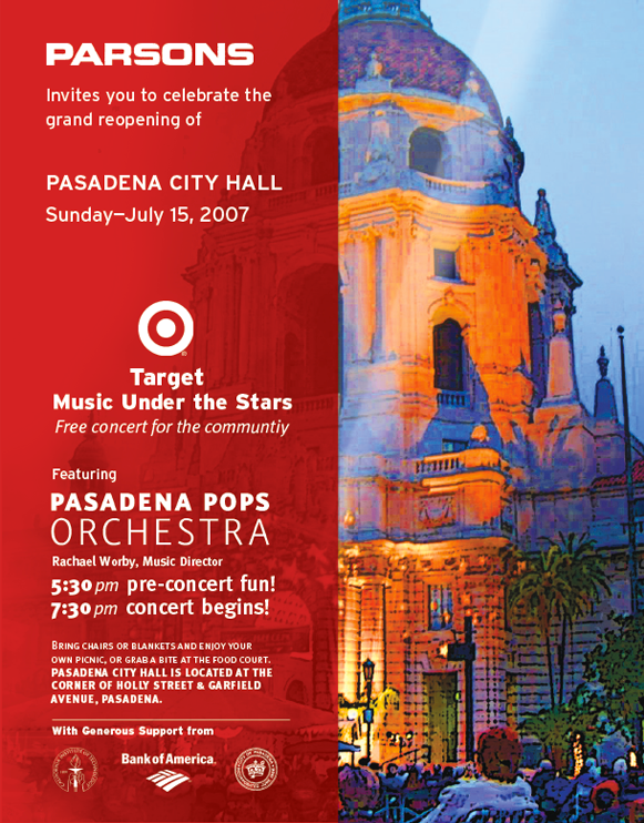 Pasadena POPS Poster Design